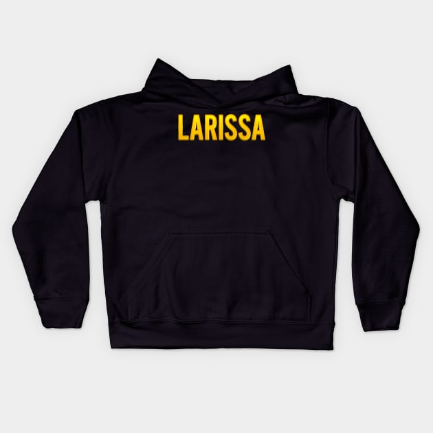 Larissa Name Kids Hoodie by xesed